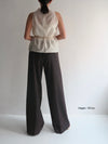 waist layered slacks