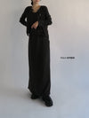 angora soft long skirt