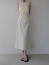 volume drape tank dress