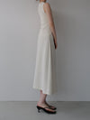 volume drape tank dress