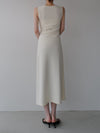 volume drape tank dress