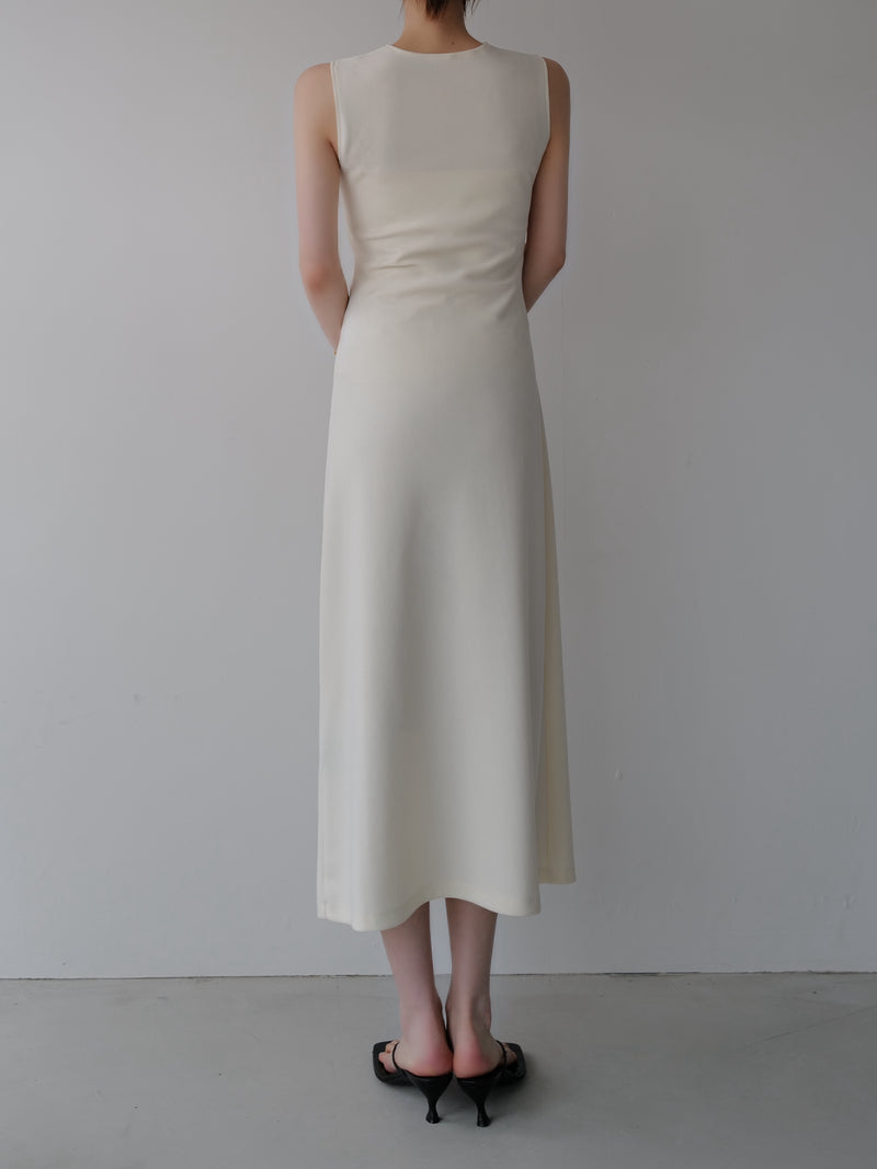 volume drape tank dress