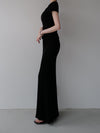 silhouette rib knit set