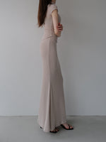 silhouette rib knit set