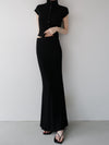 silhouette rib knit set