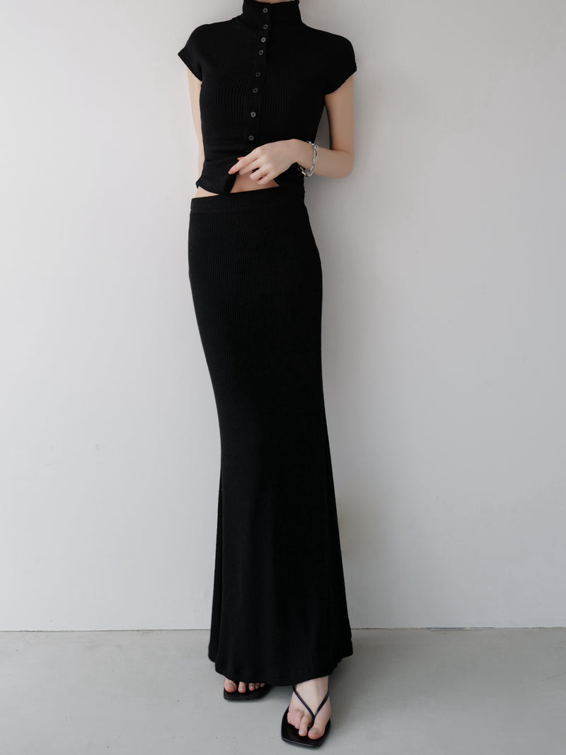 silhouette rib knit set
