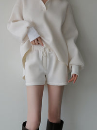 soft minimal sweat shorts