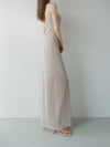 openwork halter dress