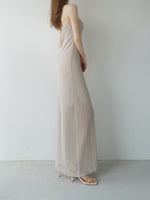 openwork halter dress