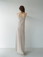 openwork halter dress