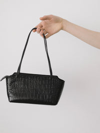 cow leather thin strap bag