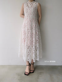 classic lace long dress