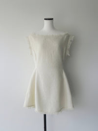 boat neck tweed mini dress (POP UP)