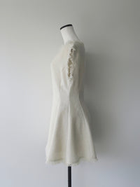 boat neck tweed mini dress (POP UP)