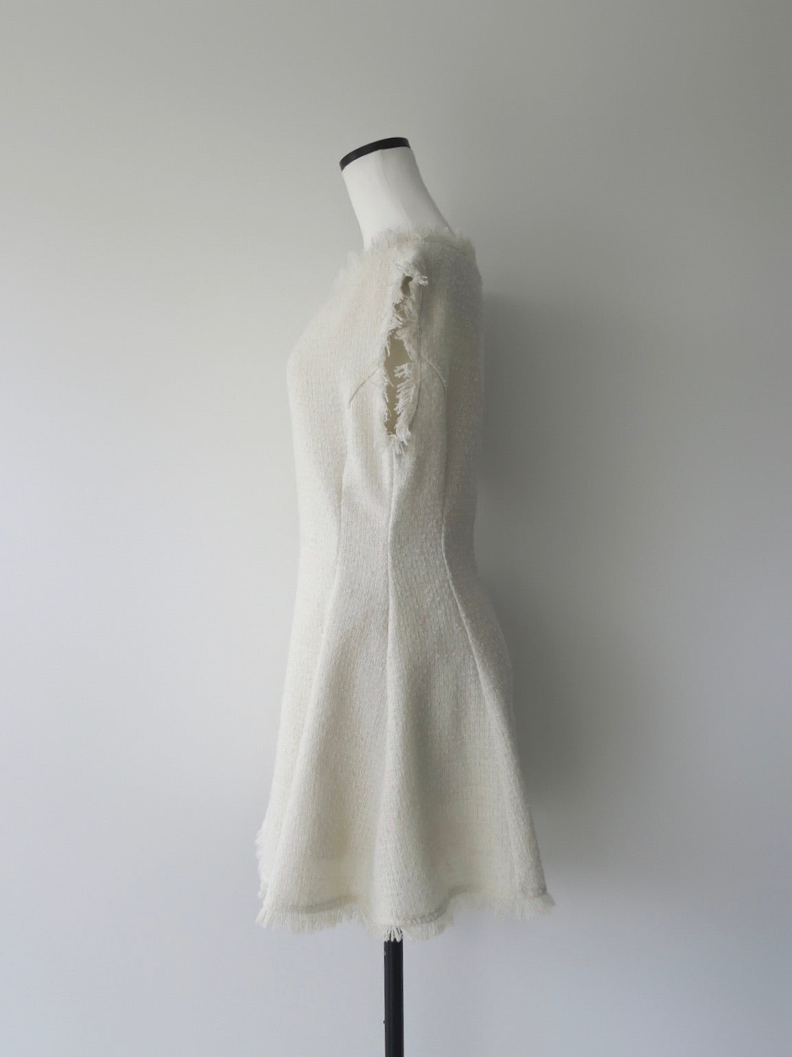 boat neck tweed mini dress (POP UP)