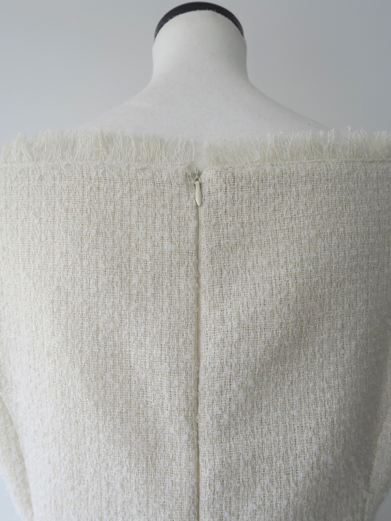boat neck tweed mini dress (POP UP)
