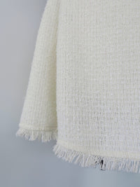 boat neck tweed mini dress (POP UP)