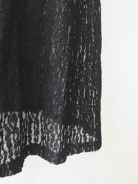 romantic lace sheer back dress