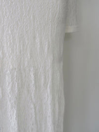 romantic lace sheer back dress