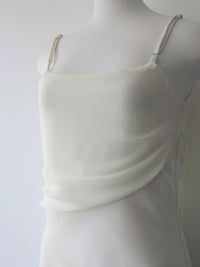 minimalist pleated long dress
