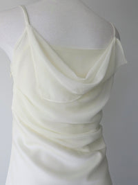 minimalist pleated long dress