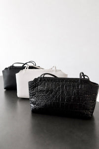 cow leather thin strap bag