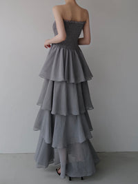 frilly tiered dress
