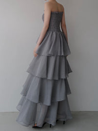 frilly tiered dress