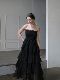 frilly tiered dress