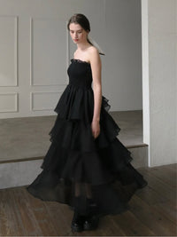 frilly tiered dress