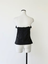 floral lace satin camisole