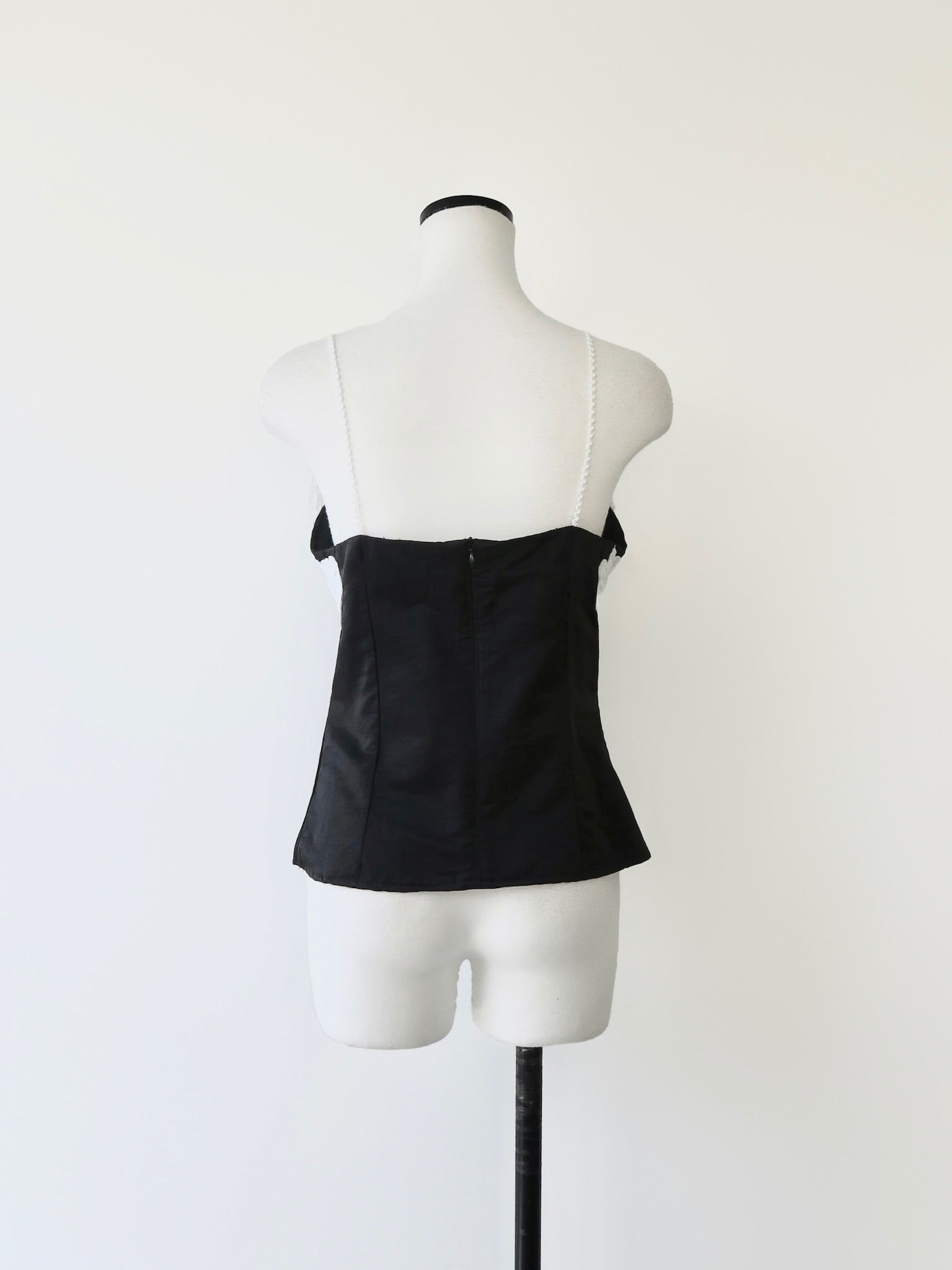 floral lace satin camisole