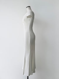 drape mermaid dress