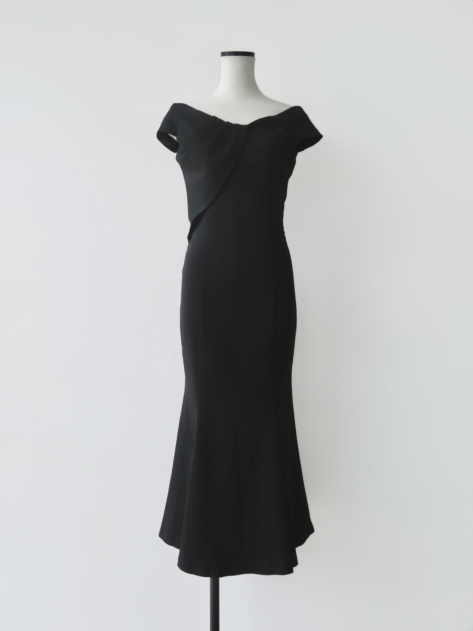 drape mermaid dress