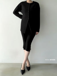 flare line button jacket