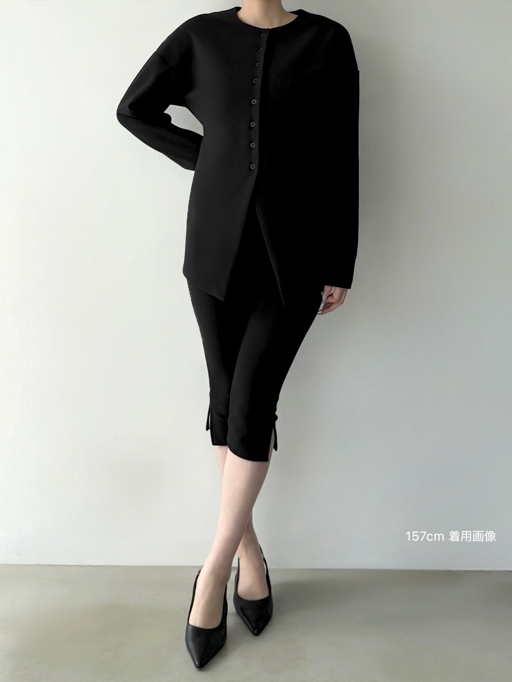 flare line button jacket