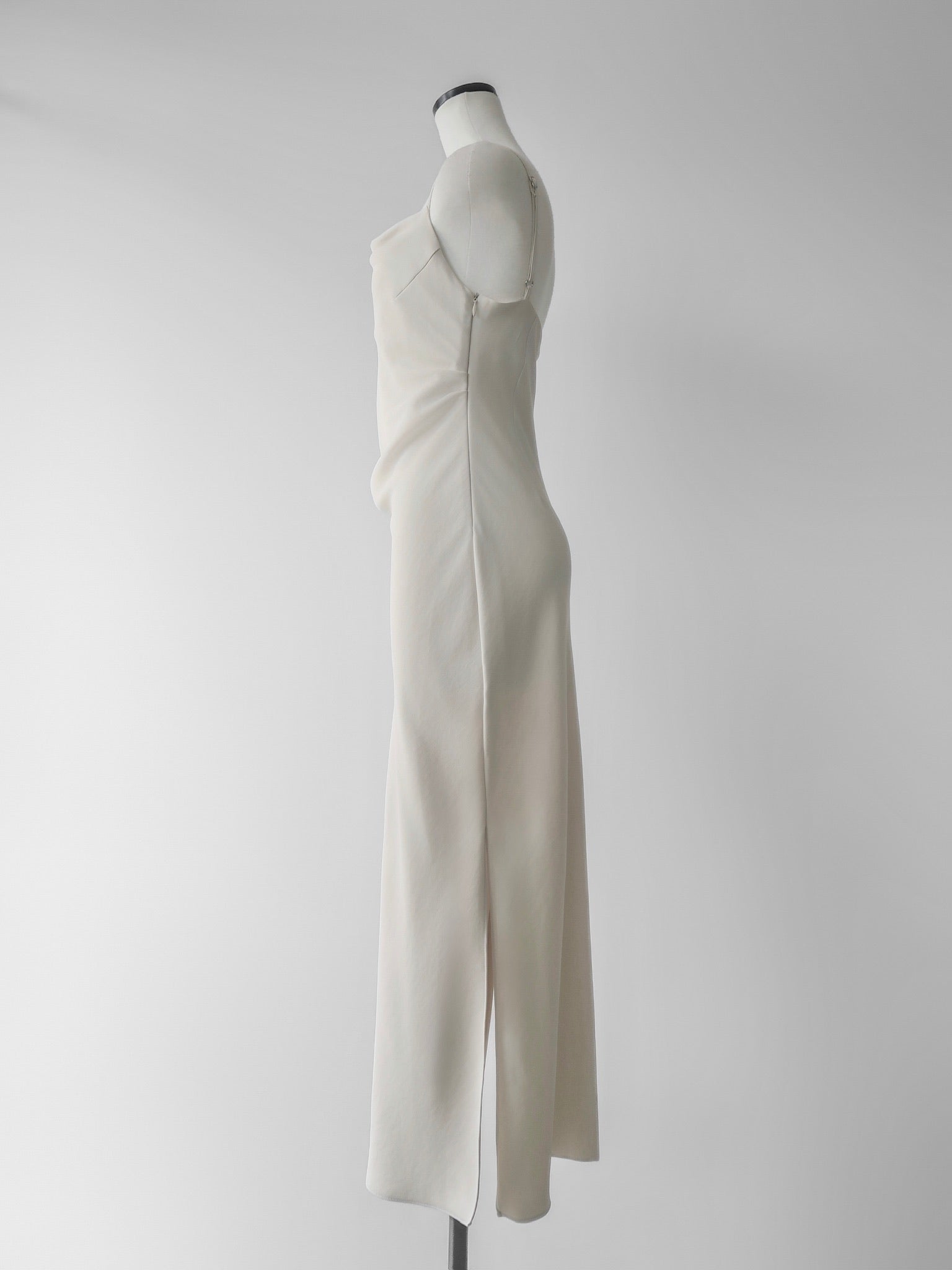 asymmetry drape cami dress