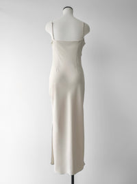 asymmetry drape cami dress