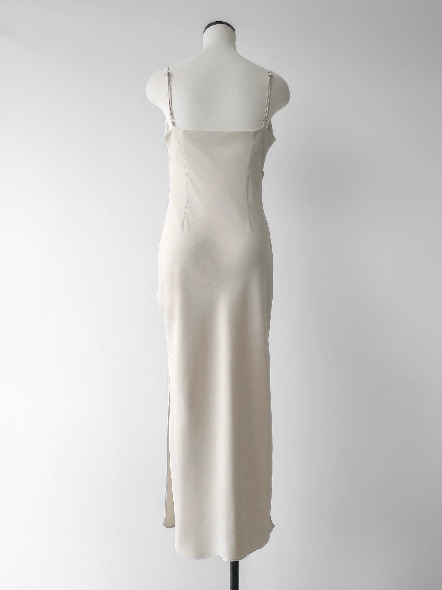 asymmetry drape cami dress