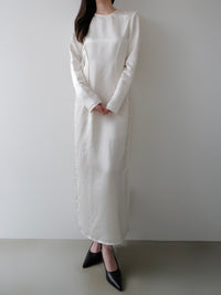 summer sale / darted luster dress
