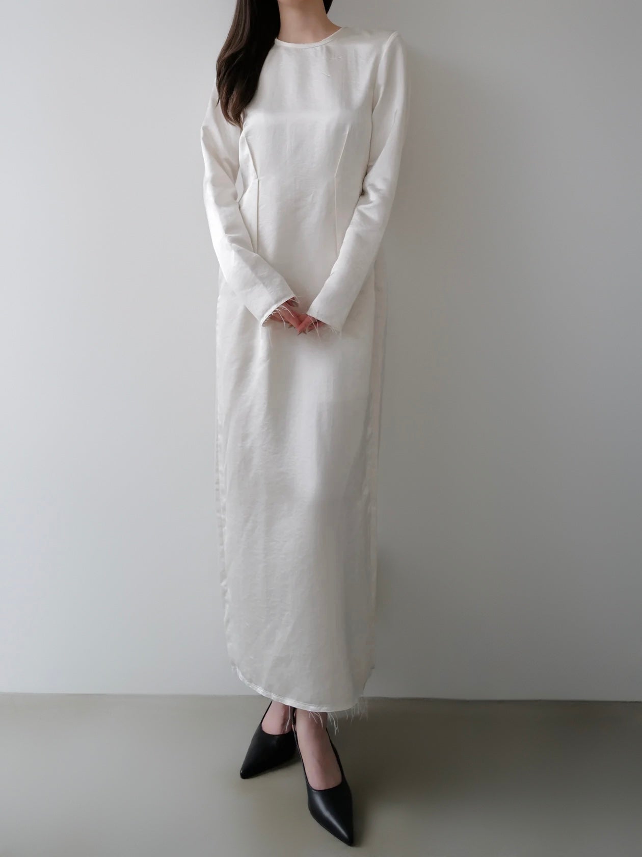 summer sale / darted luster dress