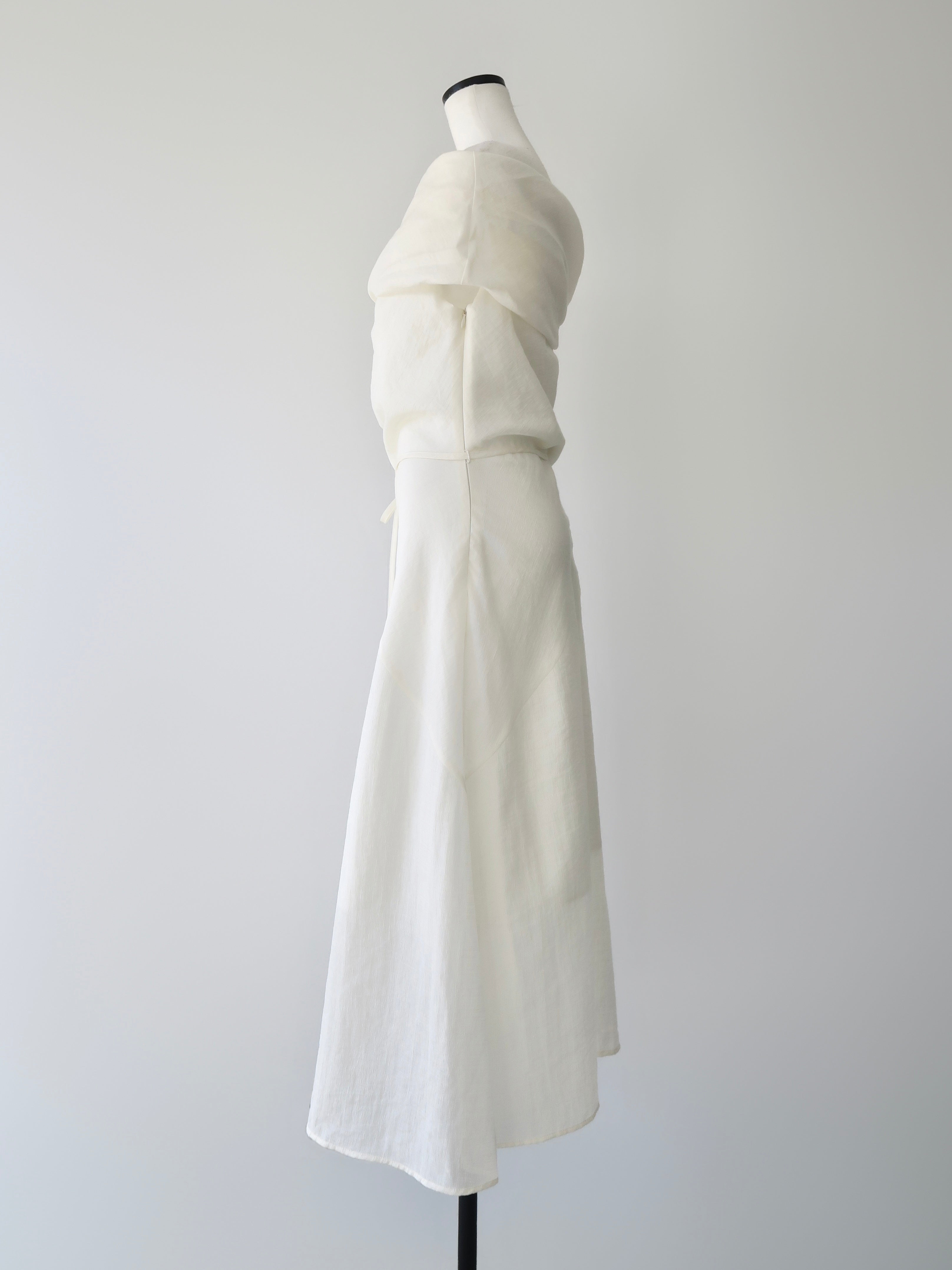Maison celon オフショルダー ドレス ワンピース tencel drape off-shoulder dress – célon