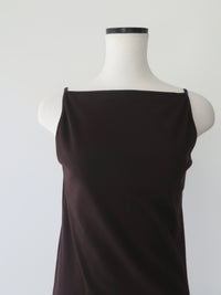 sleek silhouette maxi dress