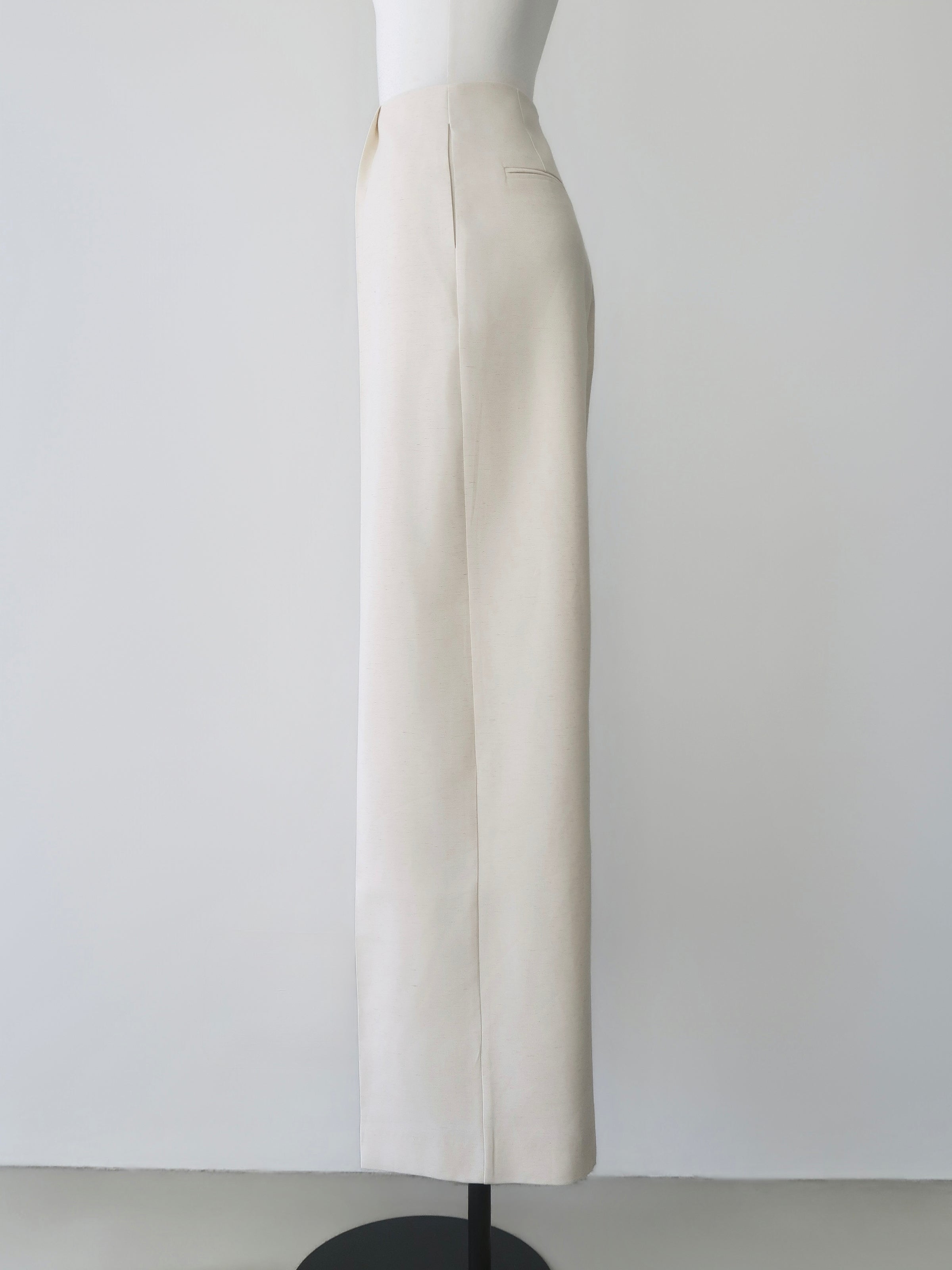 minimal wide trousers