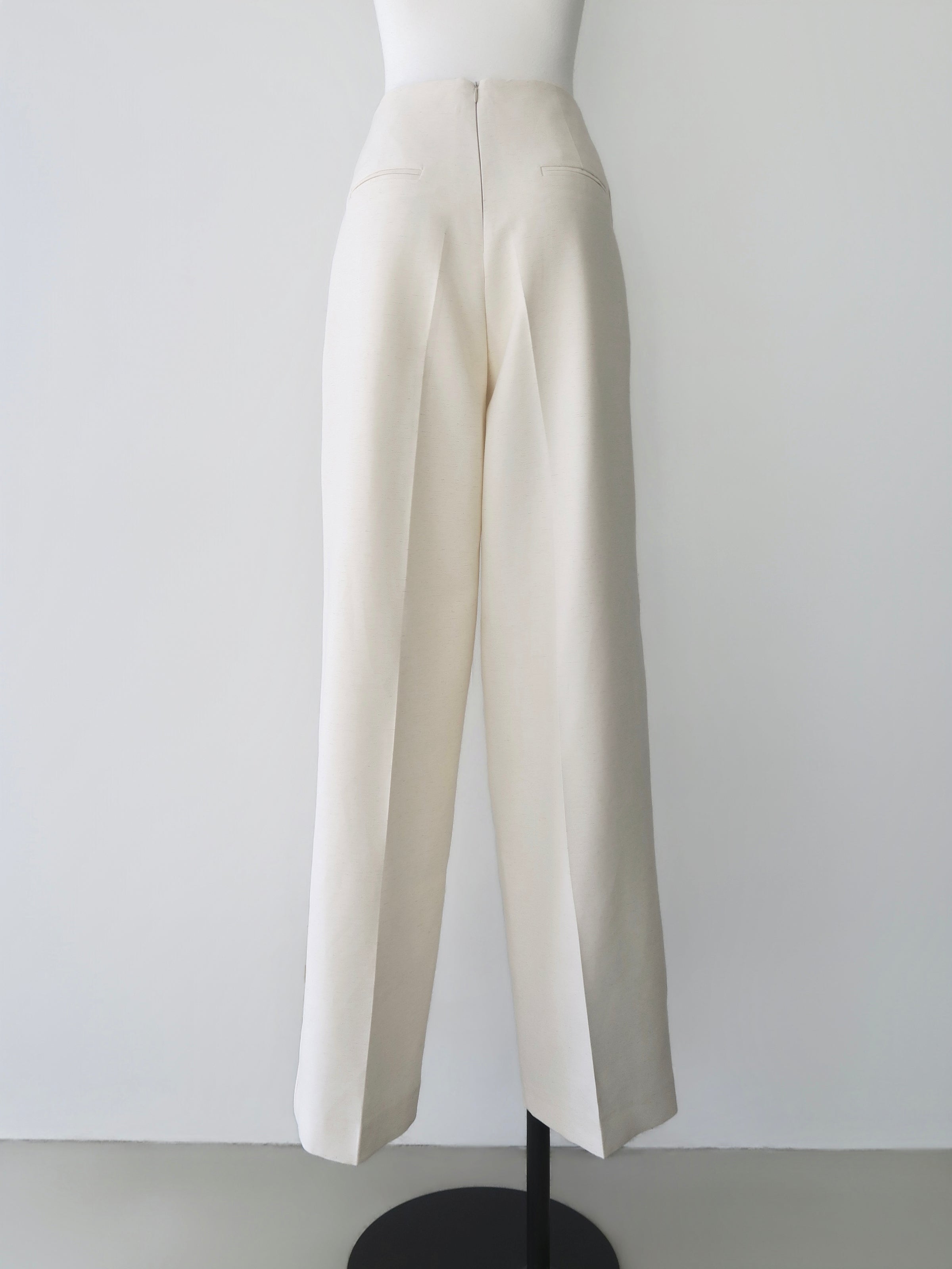 minimal wide trousers