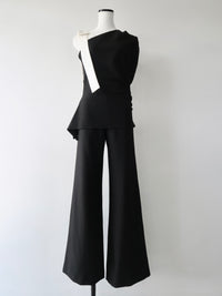 ribbon one shoulder setup