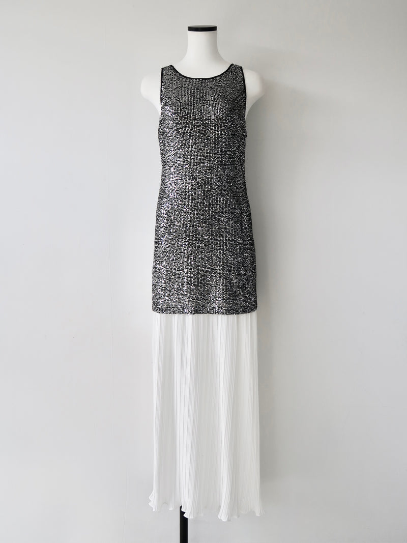 sparkle contrast dress