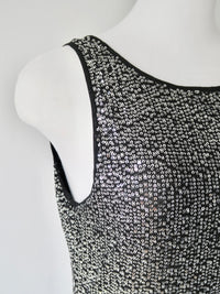 summer sale / sparkle contrast dress