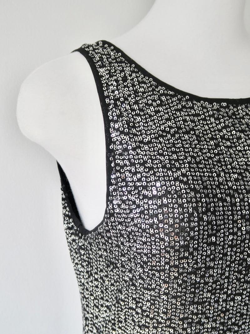 sparkle contrast dress
