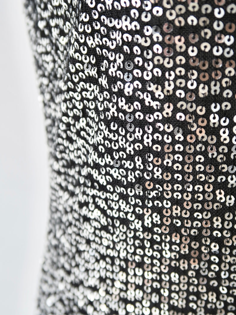 sparkle contrast dress